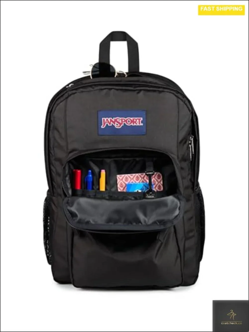 JanSport Backpack with Laptop Compartment, Ergonomic Shoulder Straps